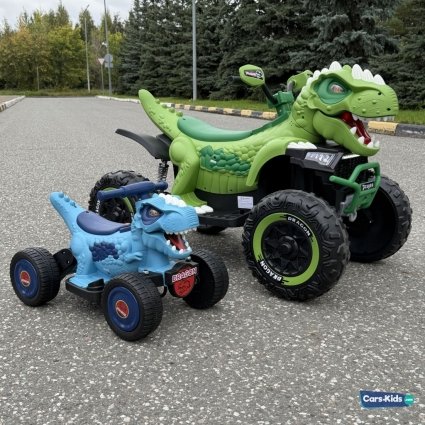 Детский электроквадроцикл Дино 12V 4WD K707PX-A зеленый