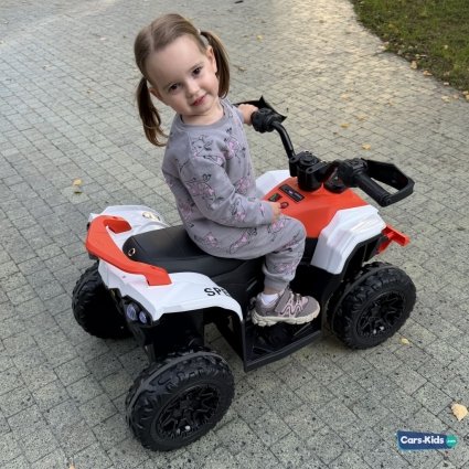 Детский электроквадроцикл М202БХ 12V 2WD оранжевый